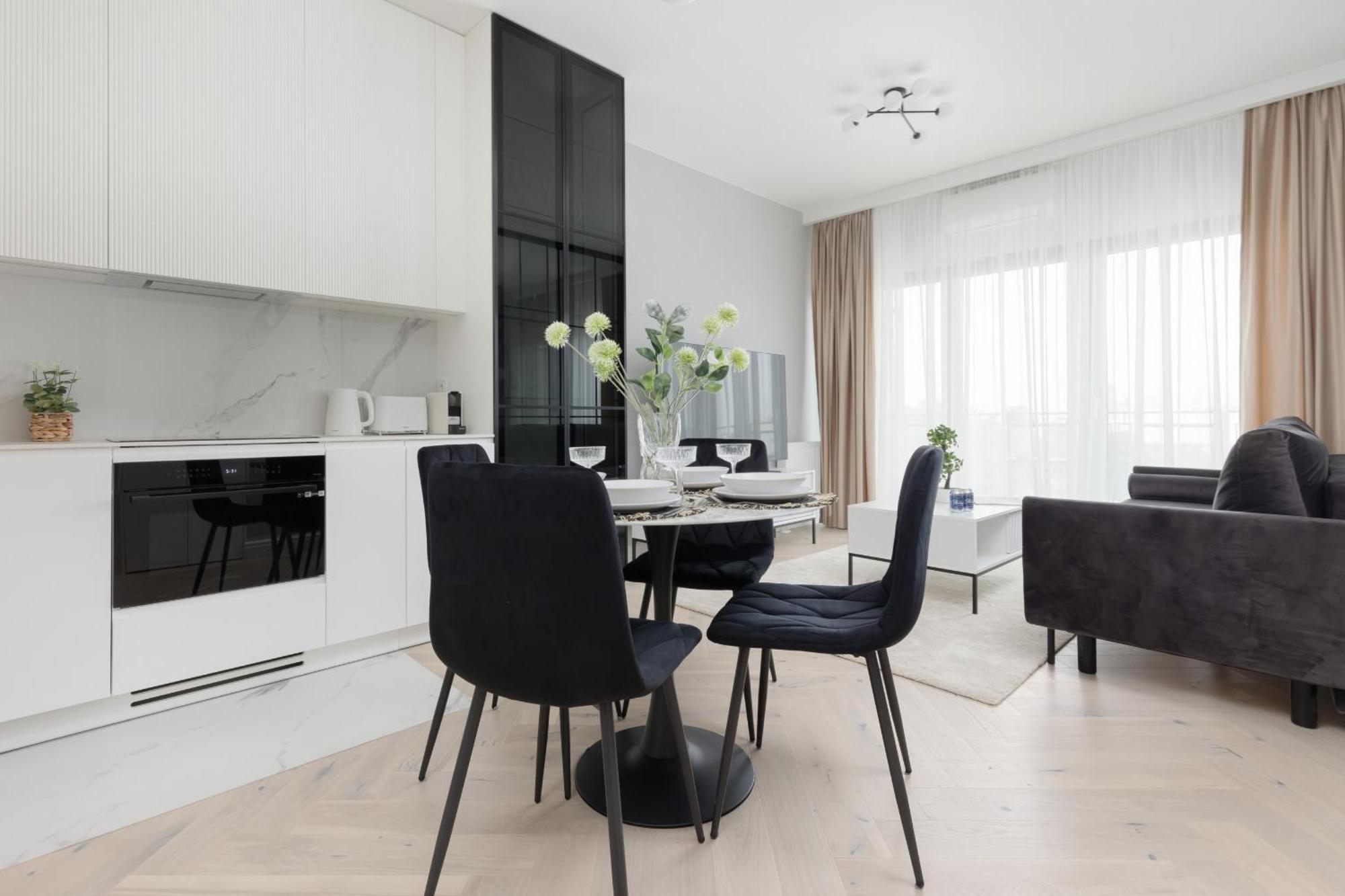 Art Deco Apartment Mokotow With Parking & Gym By Renters Prestige Warschau Exterior foto
